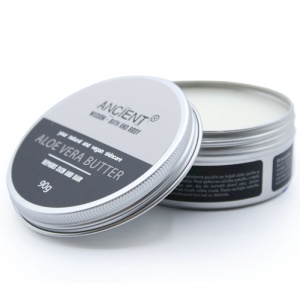 Unt De Corp Pur cu Aloe Vera, Repara Pielea si Parul, Vegan, 90g, Ancient Wisdom - Img 2