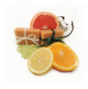 Sapun natural cu citrice si verbina - tonic si decongestionant, Lucille, 90 g - Img 3