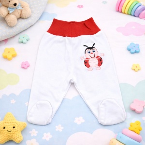 Pantaloni Bebe cu Bandă Lată „Tika08” - 0-3 Luni