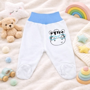 Pantaloni Bebe cu Bandă Lată „Tika28” - 0-3 Luni