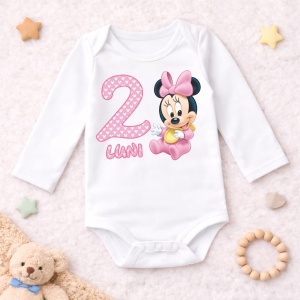 Body Bebe Aniversar „Minnie” - Mesaj Aniversar 1-6 luni - Img 2