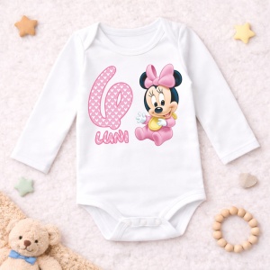 Body Bebe Aniversar „Minnie” - Mesaj Aniversar 1-6 luni - Img 6