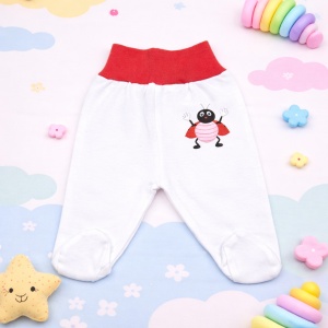 Pantaloni Bebe cu Bandă Lată „Tika09” - 0-3 Luni