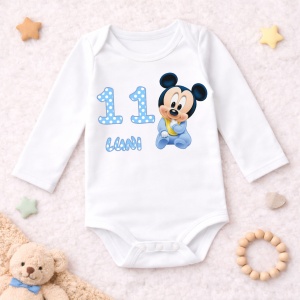 Body Bebe Aniversar „Mickey” - Mesaj Aniversar 7 luni- 1 an - Img 5