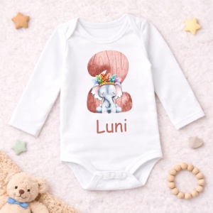 Body Bebe Aniversar „Forest Animals” - Mesaj Aniversar 1-6 luni - Img 2