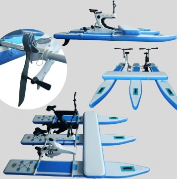 Water Bike - Hidrobicicletă cu flotoare gonflabile "Blue Wave 2" - Img 2