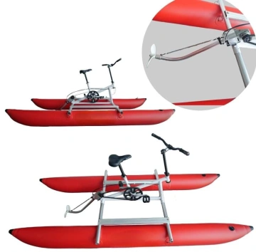 Water Bike - Hidrobicicletă cu flotoare gonflabile "Red Sunset" - Img 2