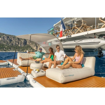 Yachtbeach Sun Roof with 2 molded Connectors fits to all YB Platform, Docks, Pool or Sunbed - Img 3