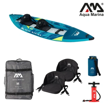 Aqua Marina Steam 412 - Versatile/Whitewater Kayak 2 person
