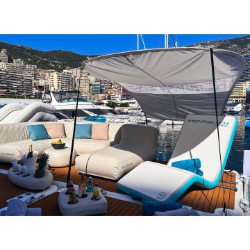 Yachtbeach Sun Roof with 2 molded Connectors fits to all YB Platform, Docks, Pool or Sunbed - Img 4