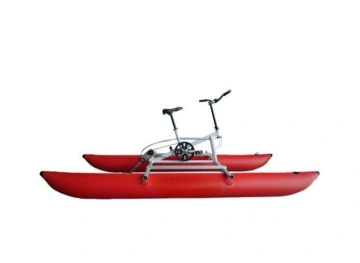 Water Bike - Hidrobicicletă cu flotoare gonflabile "Red Sunset"