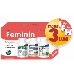 3 x Kit Feminin - regleza functiile hormonale si sistemul imunitar