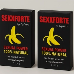 SexxForte – Potență maximă, energie explozivă și performanță masculină garantată - Power Couple – 2 cutii