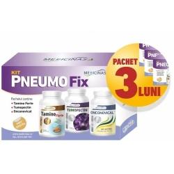 3 x Kit Pneumo Fix - previne afectiunile pulmonare + Gratuit cartea "Ce sa mananci ca sa combati cancerul"