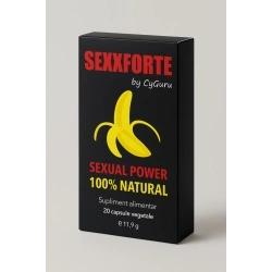 SexxForte – Potență maximă, energie explozivă și performanță masculină garantată ! Banana Boost – 1 cutie