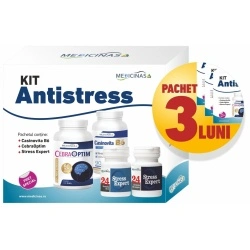 3 x Kit Antistress - Restabileste sanatatea psihica + Cartea "Afectiunile creierului si importanta alimentatiei"