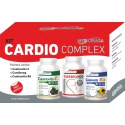 Kit Cardio Complex - Sustine Functiile Cardiovasculare + Gratuit cartea ”Ce mănânci ca să îți salvezi inima”
