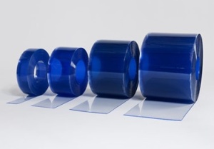 Perdele PVC transparente industriale pentru hale, depozite și spații frigorifice - 50 ml - Img 2