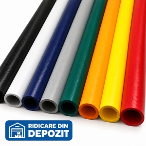 Prelata 680 gr / mp CoverPlan® T680, 2,75 m x 65 ml – țesătură poliester acoperită cu PVC, impermeabilă, protecție UV