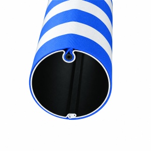 Tub rulou Ø70 mm pentru copertină și închidere terasă, oțel zincat 0,8 mm, cu canal – bară 6 m - Img 3