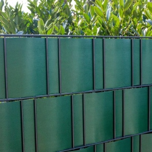 Rolă bandă protecție gard PVC gri 19 cm lățime x 50 m lungime