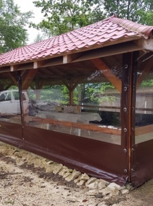 Margine folie transparentă pregătită pentru capse și fermoar, Cristal Flex® 0.5 mm