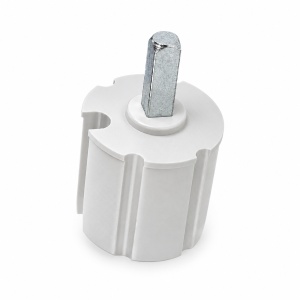 Capac (calotă) pentru tub rulou Ø70 mm, ABS - Img 2