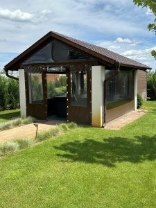 0.5 mm | 1.8 m x 30 m - Folie transparentă ignifugată pentru închidere terasă și foișoare Cristal Flex®, grosime 0,5 mm - Img 4