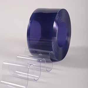 Perdele PVC transparente industriale pentru hale, depozite și spații frigorifice - 50 ml