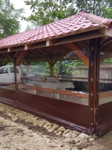Margine folie transparentă pregătită pentru capse și fermoar, Cristal Flex® 0.5 mm