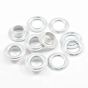 Detaliu capse rotunde metalice D10 mm pentru prelate, 1000 bucăți