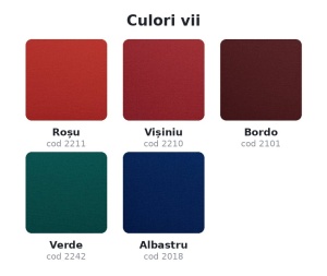 Pânză copertină acrilică - culori vii, 5 culori - material protecție solară