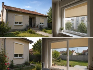 Plasa umbrire - Screen protecție solară terasă – SunyFlex® 3.0 × 15 m Crem - Img 5