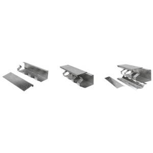 Detaliu profil aluminiu 200 cm fixare perdele PVC industriale