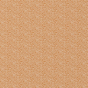 Bumbac Imprimat Buline - Caramel & White - Img 2