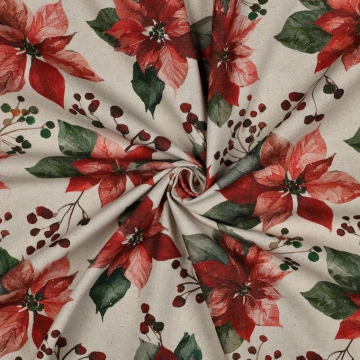 Canvas Crăciun - Poinsettia - Img 3
