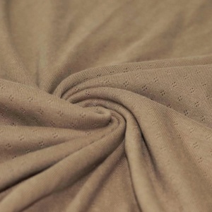 Jerse Bumbac Pointelle Mini - Cacao Brown