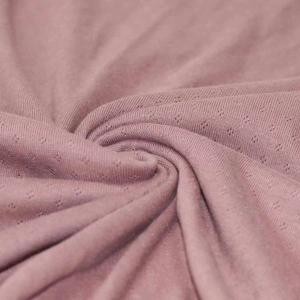 Jerse Bumbac Pointelle Mini - Old Pink