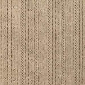 Jerse Bumbac Pointelle Stripes - Dark Beige