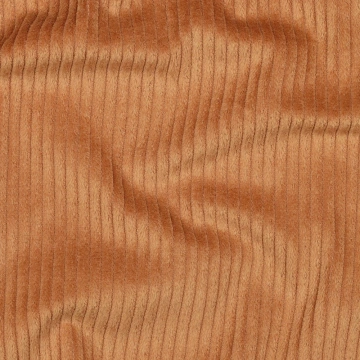 Material Catifea Reiată Corduroy Prespălat 4.5W, 100% bumbac - Cognac