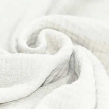 Material Muselină Dublă, 100% bumbac - Ecru