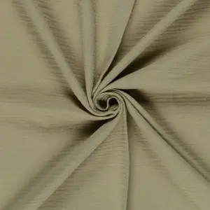 Material Muselină Dublă, 100% bumbac - Khaki Green - Img 3