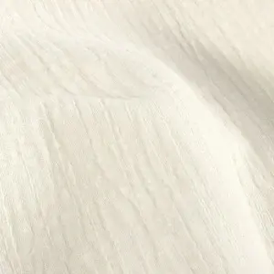 Material Muselină Slub, 100% bumbac - Off White