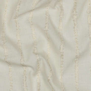 Material Voile Bumbac Brodat - Natural - Img 2