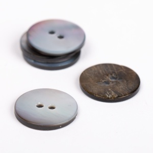 Nasture din sidef rotund 20mm - Gri