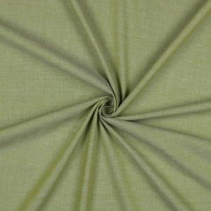 Poplin Bumbac Yarn Dyed - Old Lime - Img 2