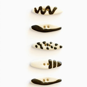 Set Nasturi Model Geometric Alungiti - Incomparable Buttons