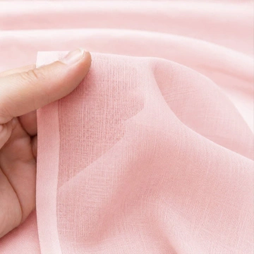 Voal Bumbac Mercerizat - Soft Pink (Căptușeală) - Img 2