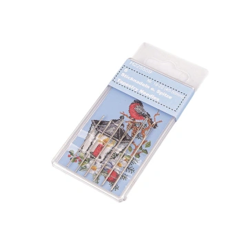 Ace de broderie cu vârf bont - 6 buc.