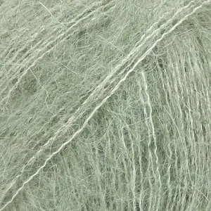 Fir mohair cu mătase DROPS Kid-Silk Uni 34 Sage Green